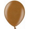 Balón metalický tmavohnedý - Mustang Brown, priemer 30cm (12ks)