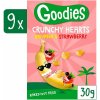 Goodies chrumky srdiečka banán a jahoda 9 x 30 g