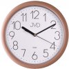 Plastové nástenné hodiny JVD Funky HP612.24 metalická béžová