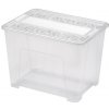 UTC Úložný box TEX BOX 21 l priehľadný UT0125