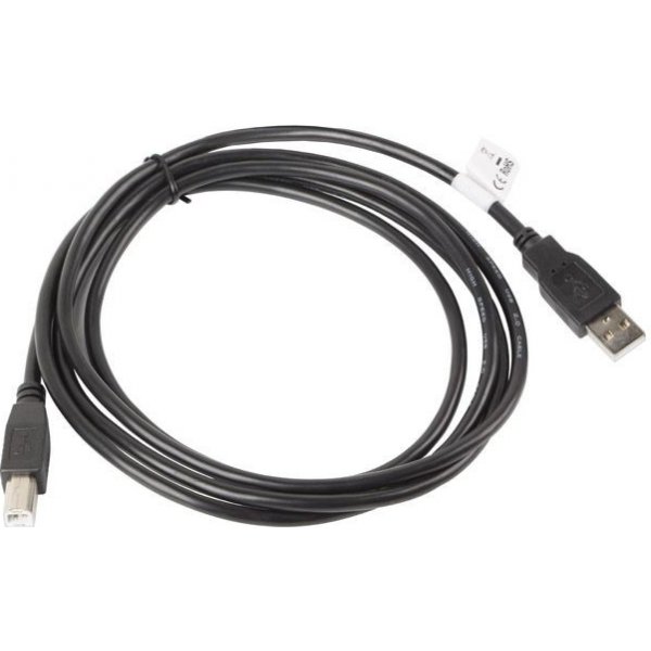 USB kábel Lanberg CA-USBA-10CC-0018-BK USB-B, 1,8m, černý
