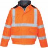 S773 Nehorľavá antistatická vetrovka Bizflame Rain Hi-Vis