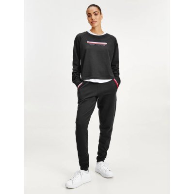 Tommy Hilfiger Logo Sweatpants In Black BLACK BLACK