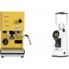 Profitec GO, yellow + Eureka Helios 75, white