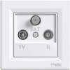 Schneider Electric Schneider ASFORA zásuvka anténová TV+R+SAT koncová biela