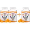 Kralovstvizdravi.cz 2+1 Kráľovská Probiotika pre deti, komplex laktobacilov a bifidobaktérií s vitamínmi B3, B5, B6, 3x60 gumených cukríkov