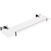 Polička do kúpeľne Nimco KEIRA 50 cm hranatá s ohrádkou KE 22091BX-50-26