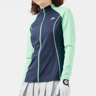 J.Lindeberg June Golf Mid Layer modrá
