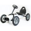 Detská šliapací motokára Go-kart Baby Mix Buggy biela