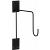Ib Laursen Nástenný držiak na lampáš / závesný kvetináč Black