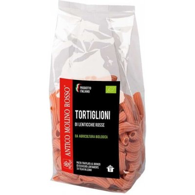 Antico Molino Rosso Tortiglioni z červenej šošovice BIO 500 g