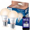 2x LED žiarovka E27 A60 8W = 60W 806lm 2700-6500K TW Smart SMART WiFi Bluetooth App WiZ Philips