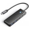 Orico PAPW2AC-C3 HUB adaptér USB-C - 2x USB 3.0 / 2x USB-C 3.0, čierny