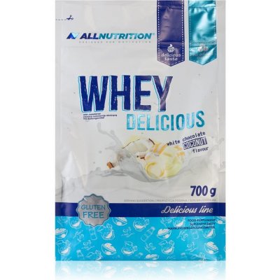 Allnutrition Whey Delicious srvátkový proteín príchuť White Chocolate & Coconut 700 g