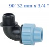DONSEN PE Koleno 90° s vonkajším závitom 32 mm x 3/4 