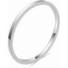 Moiss Minimalistický strieborný prsteň R0002020