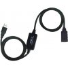 PremiumCord USB 2.0 repeater a prodlužovací kabel A/M-A/F 10m KU2REP10