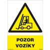 Walteco Pozor - vozíky 210x297mm, formát A4, samolepka Množstvo: 1 ks , 20038