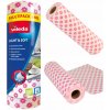 Vileda Light & Soft utierky v rolke biela s kvietkami 40 ks