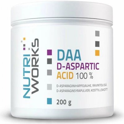 NutriWorks DAA D-aspartic Acid 200 g