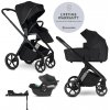 EASYWALKER Kočík kombinovaný Zoey Pure Black + CYBEX Aton B2 i-Size + základňa