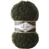 Pletacia vlna Alize NATURALE BOUCLE 6055 zelená
