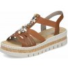 Dámske sandále RIEKER V4949-24 hnedá S6 36