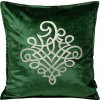 EUROFIRANY DEKORAČNÁ OBLIEČKA NA VANKÚŠ ROYAL3 45X45 CM TMAVOZELENÁ