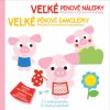 Veľké penové nálepky tri malé prasiatka