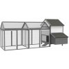 BRAVSON GROUP s.r.o. Kurín pre sliepky PAWHUT D51-130V01GY