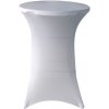 Elastický poťah HOTELUM na koktailové stoly Ø80 - 85 cm, biely, 160 g/m² HQ-XY81-WHI