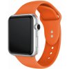 eses Silikónový remienok pre Apple Watch - Oranžový S, M, L - 38mm, 40mm, 41mm