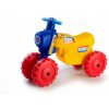 Odrážedlo CROSS 2 žluté plast výška sedadla 28cm nosnost do 25kg od 18 měsíců