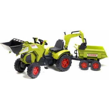 FALK 1010W Claas Axos s nakladačom vlečkou a rýpadlom