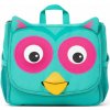 Affenzahn detská kosmetická taštička Olivia Owl - turquoise