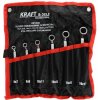 Kraft & Dele Dvojstranné očkové kľúče 6-17mm puzdro 6ks Sada KD10928