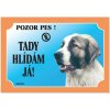 Dafiko Tabulka Tady hlídám! Kavkazský ovčák 1ks