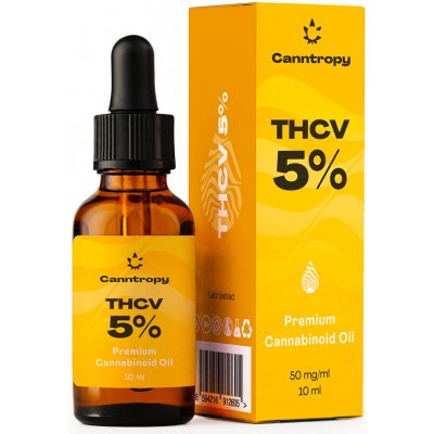 Canntropy THCV Premium Cannabinoid Oil - 5 %, 500 mg, 10 ml