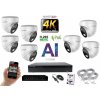 MS 4K IP 7 kamerový set so switchom 8 Mpix WDome (6376K7B) (Monitorrs Security)