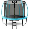 Aga SPORT EXCLUSIVE Trampolína 250 cm svetlomodrá + ochranná sieť + rebrík