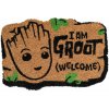CurePink Marvel Groot Logo Maska FGE0042 hnědá 60 x 40 cm