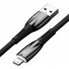 Baseus CADH000301 Glimmer USB - Lightning 2,4A, 2m, černý