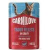 Carnilove Cat Pouch Gravy Trout+Echinacea 85g