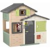 Domček Priateľov so zvončekom v prírodných farbách Friends House Evo Playhouse Life Smoby rozšíriteľný