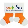Sock Ons Návleky ne detské ponožky, Bright Orange - Veľkosť 6-12m