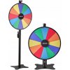 VEVOR Koleso šťastia 61CM s nastaviteľnou výškou, 12 priehradkami a stojanom