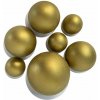 Čokoládové gule zlaté 7 ks (Čokoládové gule zlaté)