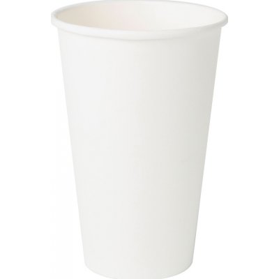 Nideko EKO papierový biely pohár na teplé nápoje 400 ml