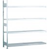 Regál široký SCHULTE, oceľové police, prídavné pole, 4 úrovne, šírka police 2000mm, 2006x536x2500 mm