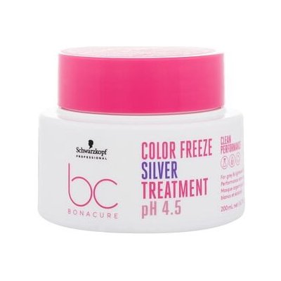 Schwarzkopf Professional BC Bonacure Color Freeze pH 4.5 Treatment Silver neutralizační a obnovující maska na vlasy 200 ml pro ženy